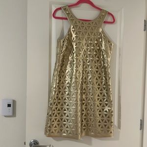 Lilly Pulitzer Gold Dress